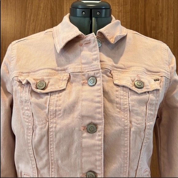 Light Pink Denim Jacket - Picture 2 of 4